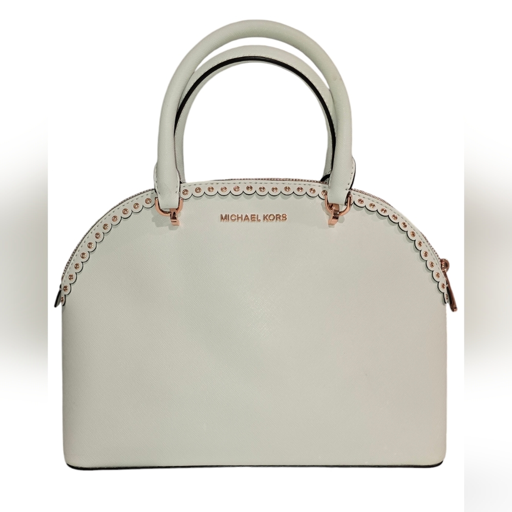 Michael Kors Emmy Leather Handbag and Bifold Wallet (Set)